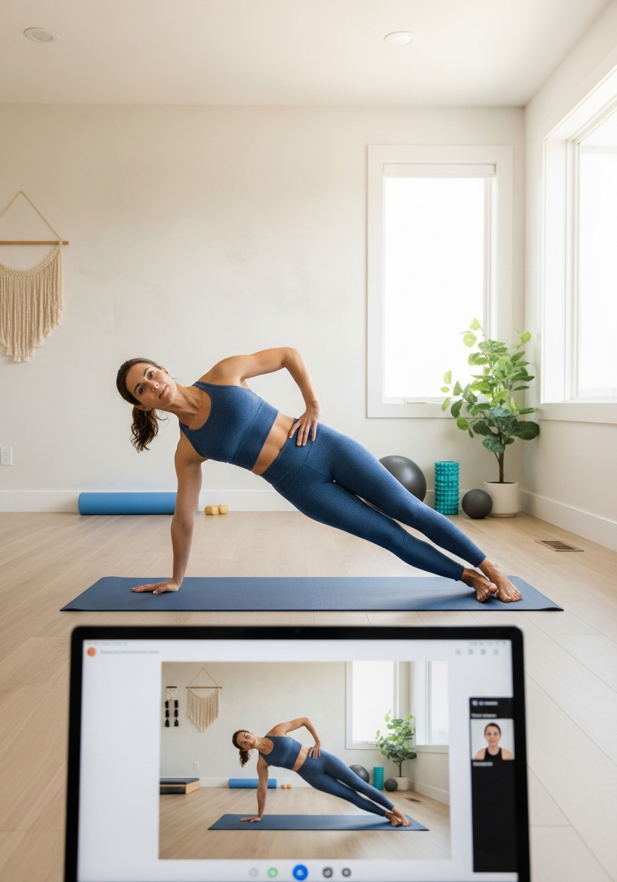 Тренер показывает технику